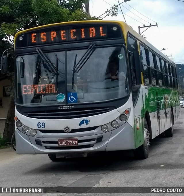 Viação Dedo de Deus 69 na cidade de Teresópolis, Rio de Janeiro, Brasil, por PEDRO COUTO. ID da foto: 7546905.