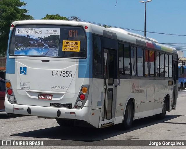 Viação Redentor C47855 na cidade de Rio de Janeiro, Rio de Janeiro, Brasil, por Jorge Gonçalves. ID da foto: 7545348.