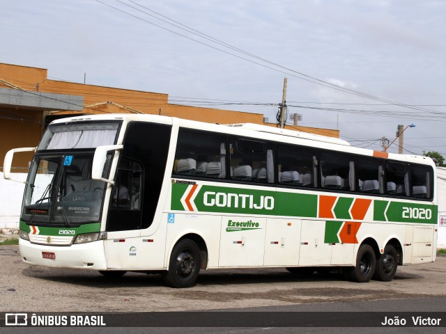 Empresa Gontijo de Transportes 21020 na cidade de Teresina, Piauí, Brasil, por João Victor. ID da foto: 7546525.