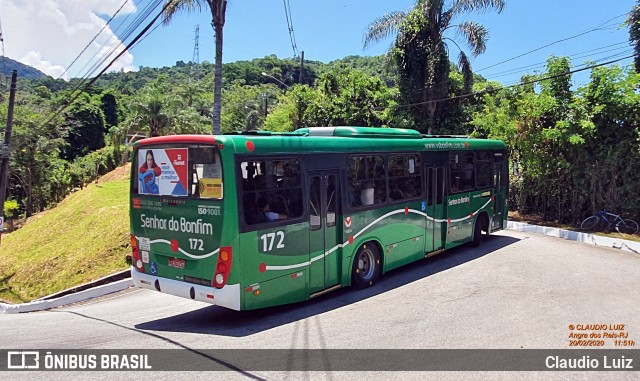 Viação Senhor do Bonfim 172 na cidade de Angra dos Reis, Rio de Janeiro, Brasil, por Claudio Luiz. ID da foto: 7548284.