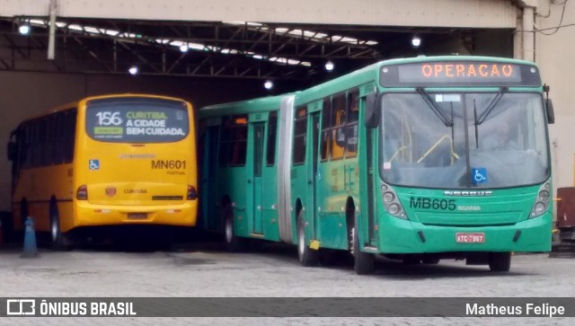 Auto Viação Mercês MB605 na cidade de Curitiba, Paraná, Brasil, por Matheus Felipe. ID da foto: 7548566.