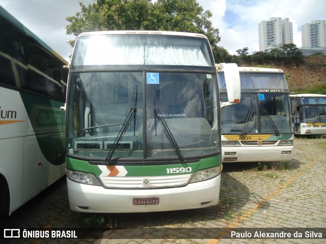 Empresa Gontijo de Transportes 11590 na cidade de Belo Horizonte, Minas Gerais, Brasil, por Paulo Alexandre da Silva. ID da foto: 7548791.