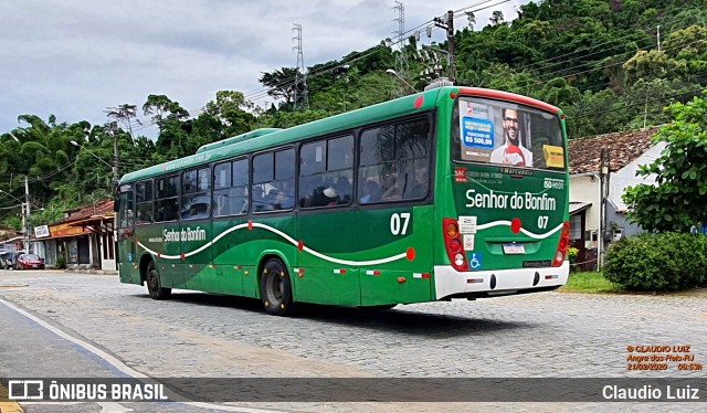 Viação Senhor do Bonfim 07 na cidade de Angra dos Reis, Rio de Janeiro, Brasil, por Claudio Luiz. Número da foto: #7548338.