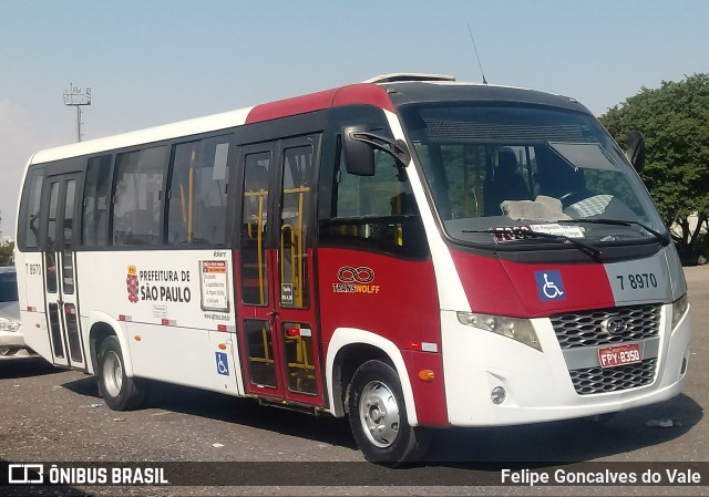 Transwolff Transportes e Turismo 7 8970 na cidade de São Paulo, São Paulo, Brasil, por Felipe Goncalves do Vale. Número da foto: #7548269.