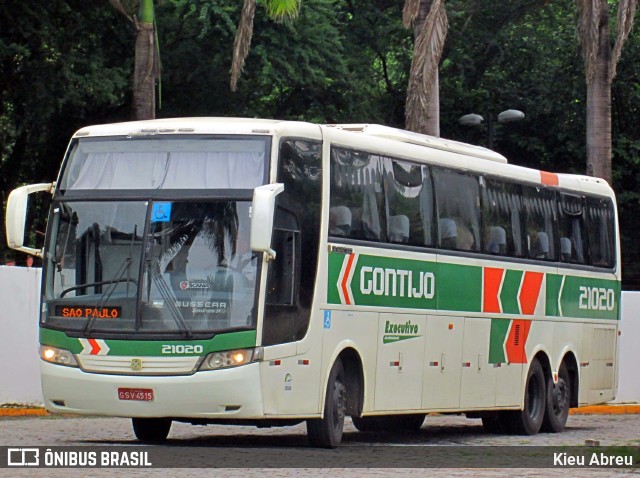 Empresa Gontijo de Transportes 21020 na cidade de Fortaleza, Ceará, Brasil, por Kieu Abreu. ID da foto: 7548237.