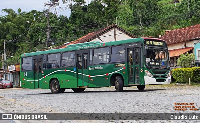 Viação Senhor do Bonfim 54 na cidade de Angra dos Reis, Rio de Janeiro, Brasil, por Claudio Luiz. Número da foto: #7548313.