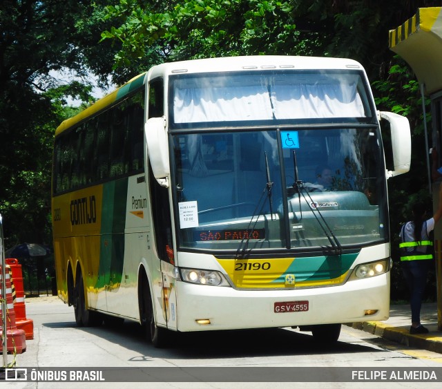 Empresa Gontijo de Transportes 21190 na cidade de São Paulo, São Paulo, Brasil, por FELIPE ALMEIDA. ID da foto: 7547131.