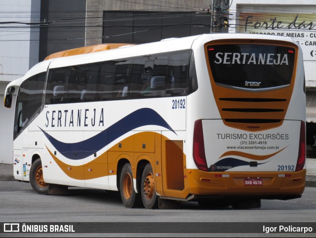 Viação Sertaneja 20192 na cidade de Divinópolis, Minas Gerais, Brasil, por Igor Policarpo. ID da foto: 7548976.