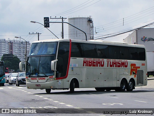 Ribeiro Turismo 2212 na cidade de Juiz de Fora, Minas Gerais, Brasil, por Luiz Krolman. ID da foto: 7548992.