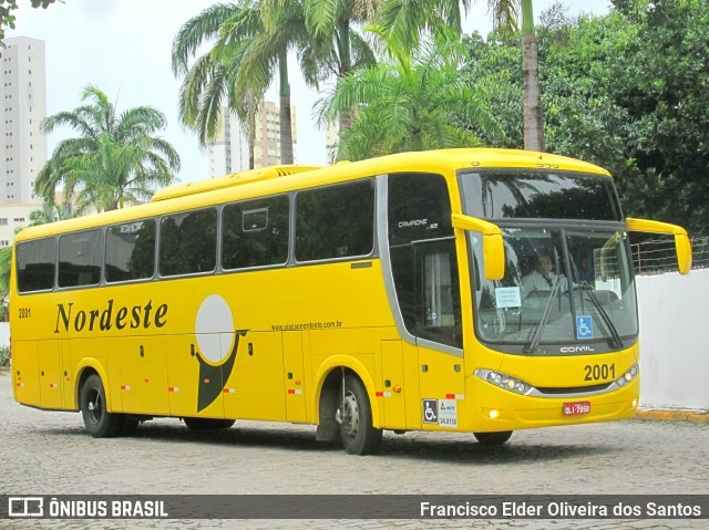 Viação Nordeste 2001 na cidade de Fortaleza, Ceará, Brasil, por Francisco Elder Oliveira dos Santos. ID da foto: 7548285.