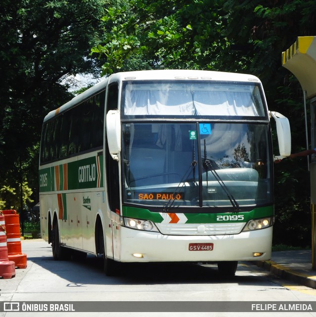 Empresa Gontijo de Transportes 20195 na cidade de São Paulo, São Paulo, Brasil, por FELIPE ALMEIDA. ID da foto: 7549906.