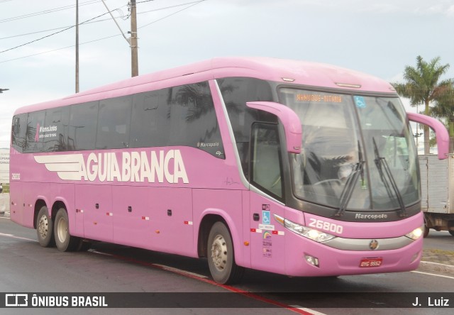 Viação Águia Branca 26800 na cidade de Vitória, Espírito Santo, Brasil, por J.  Luiz. Número da foto: #7550623.