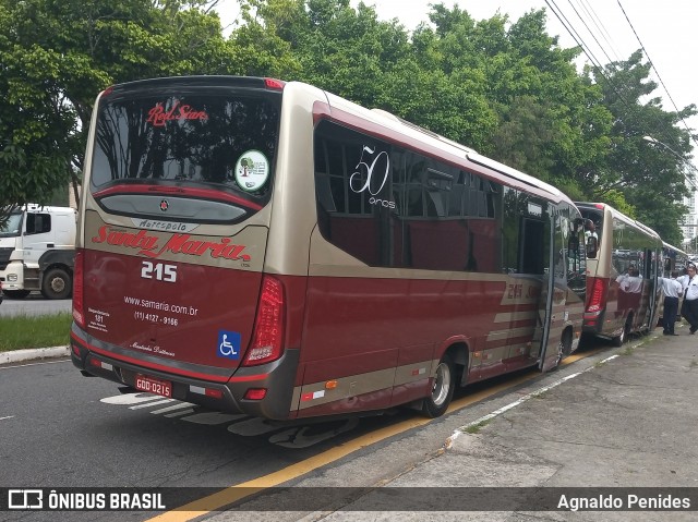 Santa Maria Fretamento e Turismo > Transportes Santa Maria(SP) 215 na cidade de São Bernardo do Campo, São Paulo, Brasil, por Agnaldo Penides. Número da foto: #7550334.
