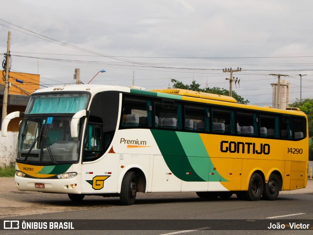 Empresa Gontijo de Transportes 14290 na cidade de Teresina, Piauí, Brasil, por João Victor. ID da foto: 7553246.