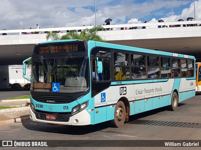 UTB - União Transporte Brasília 2330 na cidade de Brasília, Distrito Federal, Brasil, por William Gabriel. Número da foto: #7550561.