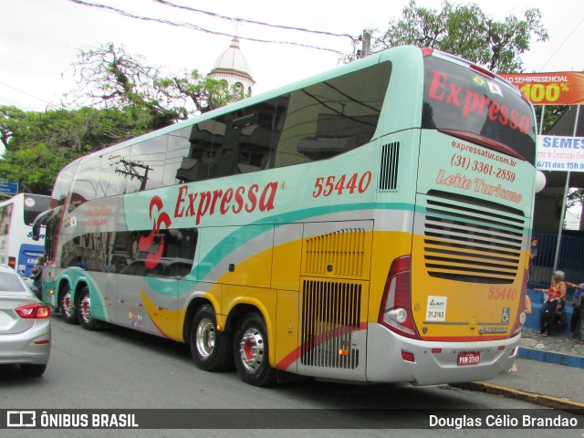 Expressa Turismo 55440 na cidade de Aparecida, São Paulo, Brasil, por Douglas Célio Brandao. ID da foto: 7553058.