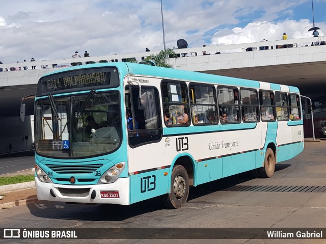 UTB - União Transporte Brasília 4630 na cidade de Brasília, Distrito Federal, Brasil, por William Gabriel. ID da foto: 7550573.