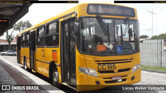 Auto Viação Santo Antônio CC195 na cidade de Curitiba, Paraná, Brasil, por Lucas Weber Calizario. Número da foto: #7550064.