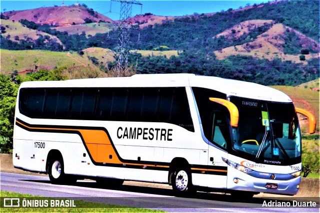 Viação Campestre 17500 na cidade de Roseira, São Paulo, Brasil, por Adriano Duarte. Número da foto: #7552159.