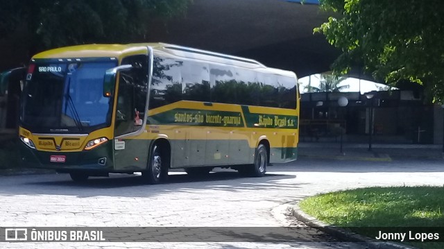 Viação Rápido Brasil 1006 na cidade de Guarujá, São Paulo, Brasil, por Jonny Lopes. ID da foto: 7550186.