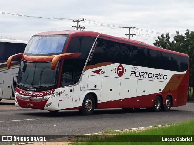 Auto Viação Porto Rico 1501 na cidade de Teresina, Piauí, Brasil, por Lucas Gabriel. ID da foto: 7550639.