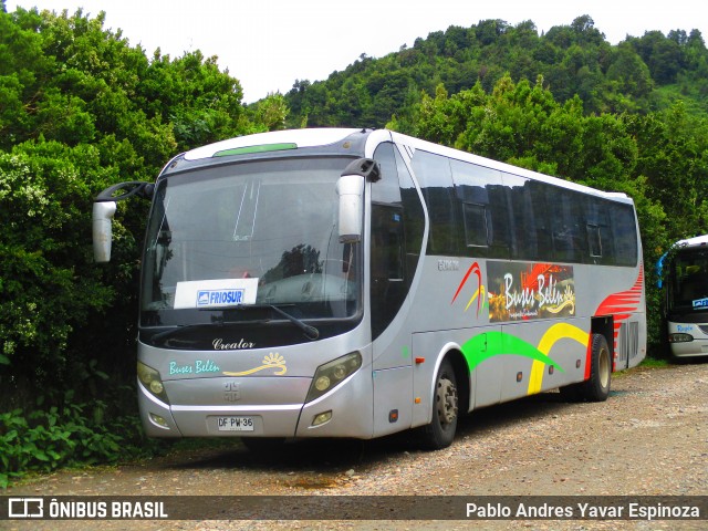 Ônibus Particulares Buses Belen DFPW36 na cidade de Aysén, Aysén, Aysén del General Carlos Ibáñez del Campo, Chile, por Pablo Andres Yavar Espinoza. ID da foto: 7553425.