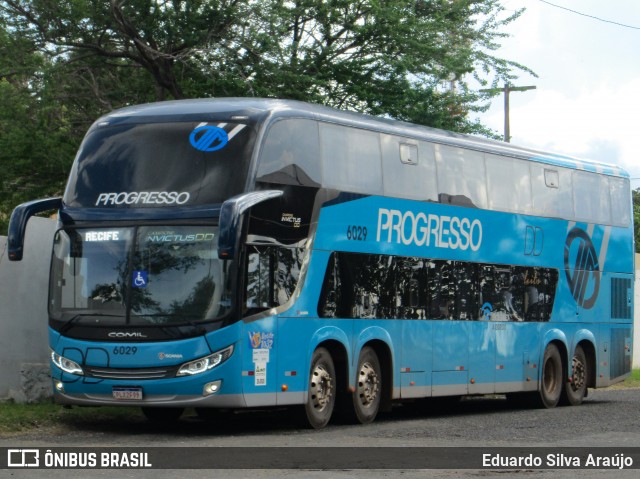 Auto Viação Progresso 6029 na cidade de Teresina, Piauí, Brasil, por Eduardo Silva Araújo. ID da foto: 7555734.