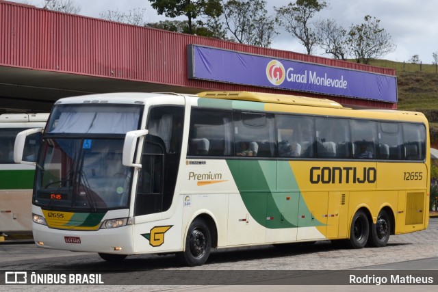 Empresa Gontijo de Transportes 12655 na cidade de João Monlevade, Minas Gerais, Brasil, por Rodrigo Matheus. Número da foto: #7554878.