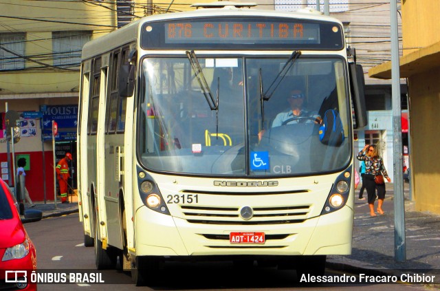 Viação Colombo 23151 na cidade de Curitiba, Paraná, Brasil, por Alessandro Fracaro Chibior. Número da foto: #7554220.