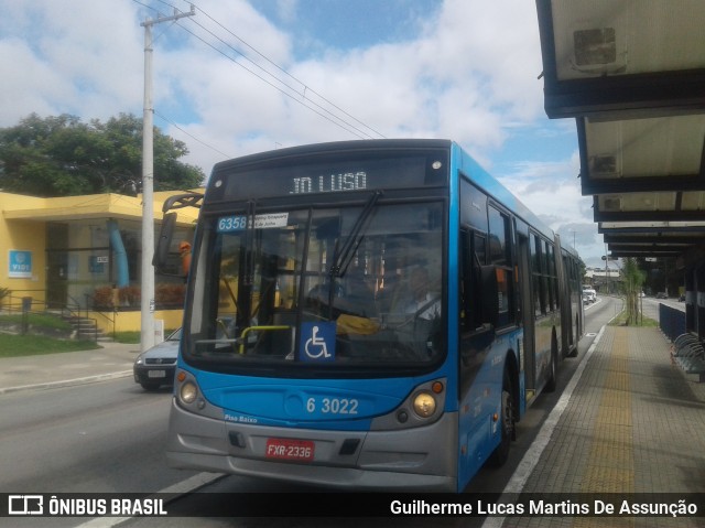 Viação Paratodos > São Jorge > Metropolitana São Paulo > Mobibrasil 6 3022 na cidade de São Paulo, São Paulo, Brasil, por Guilherme Lucas Martins De Assunção. ID da foto: 7553589.