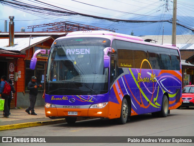 Buses Ali LRXB43 na cidade de Aysén, Aysén, Aysén del General Carlos Ibáñez del Campo, Chile, por Pablo Andres Yavar Espinoza. ID da foto: 7553362.