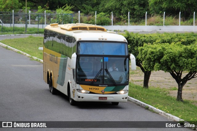 Empresa Gontijo de Transportes 14790 na cidade de Aracaju, Sergipe, Brasil, por Eder C.  Silva. Número da foto: #7556111.