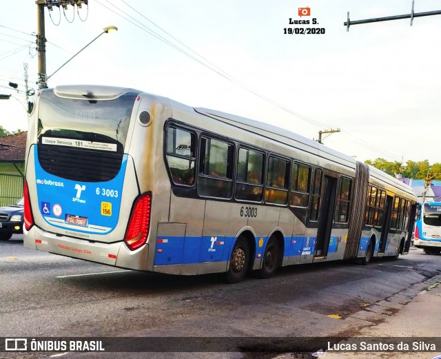 Viação Paratodos > São Jorge > Metropolitana São Paulo > Mobibrasil 6 3003 na cidade de São Paulo, São Paulo, Brasil, por Lucas Santos da Silva. Número da foto: #7555416.