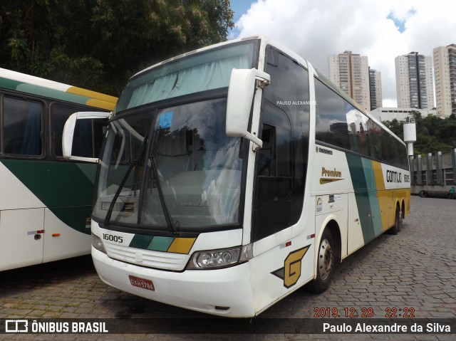 Empresa Gontijo de Transportes 16005 na cidade de Belo Horizonte, Minas Gerais, Brasil, por Paulo Alexandre da Silva. ID da foto: 7558580.