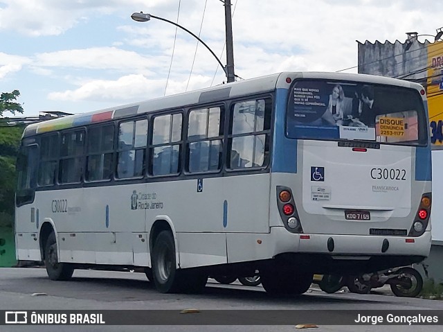 Transportes Futuro C30022 na cidade de Rio de Janeiro, Rio de Janeiro, Brasil, por Jorge Gonçalves. ID da foto: 7559021.