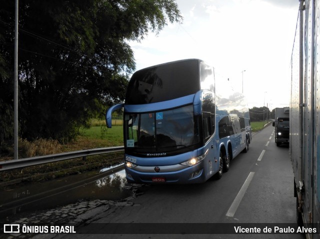 Viação Águia Branca 50130 na cidade de Paraíba do Sul, Rio de Janeiro, Brasil, por Vicente de Paulo Alves. ID da foto: 7558516.