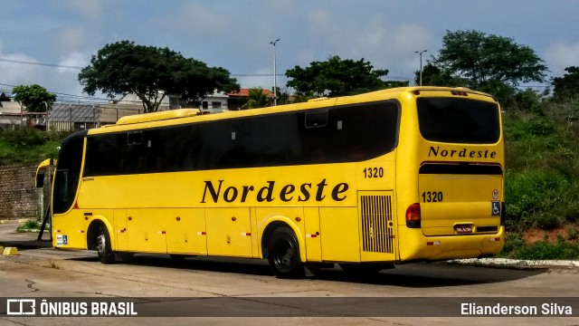 Viação Nordeste 1320 na cidade de Natal, Rio Grande do Norte, Brasil, por Elianderson Silva. Número da foto: #7557648.