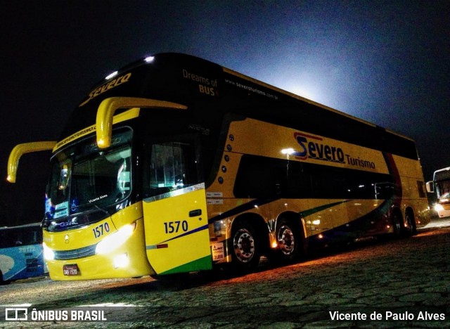 Severo Turismo 1570 na cidade de João Monlevade, Minas Gerais, Brasil, por Vicente de Paulo Alves. Número da foto: #7558605.