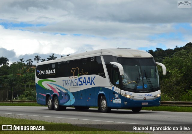 Trans Isaak Turismo 1278 na cidade de Santa Isabel, São Paulo, Brasil, por Rudnei Aparecido da Silva. ID da foto: 7557037.