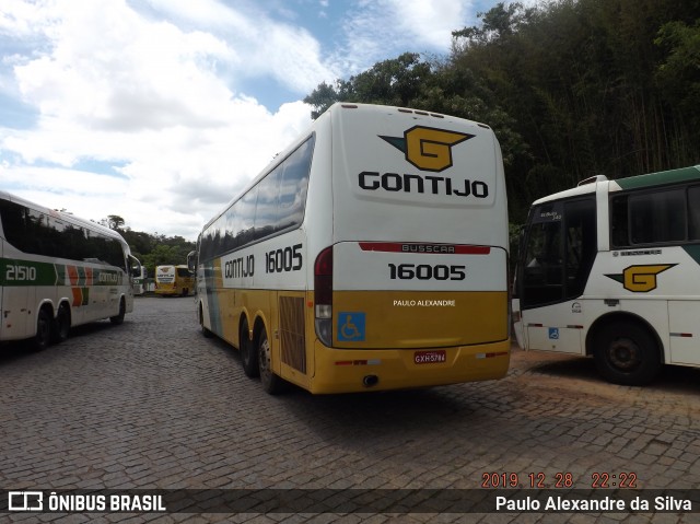 Empresa Gontijo de Transportes 16005 na cidade de Belo Horizonte, Minas Gerais, Brasil, por Paulo Alexandre da Silva. ID da foto: 7558585.