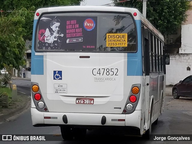 Viação Redentor C47852 na cidade de Rio de Janeiro, Rio de Janeiro, Brasil, por Jorge Gonçalves. Número da foto: #7558758.