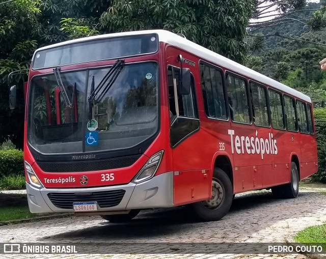 Viação Dedo de Deus 335 na cidade de Teresópolis, Rio de Janeiro, Brasil, por PEDRO COUTO. ID da foto: 7558913.