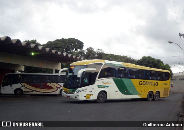 Empresa Gontijo de Transportes 19555 na cidade de Araxá, Minas Gerais, Brasil, por Guilherme Antonio. ID da foto: 7560599.