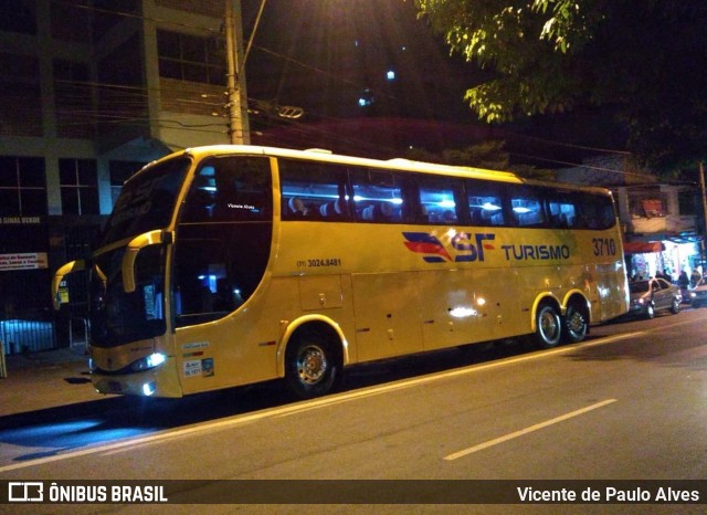 SF Turismo 3710 na cidade de Belo Horizonte, Minas Gerais, Brasil, por Vicente de Paulo Alves. Número da foto: #7561100.