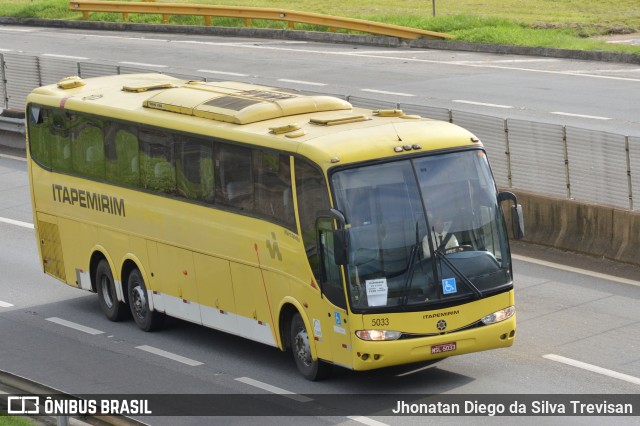 Viação Itapemirim 5033 na cidade de Lavrinhas, São Paulo, Brasil, por Jhonatan Diego da Silva Trevisan. ID da foto: 7562014.