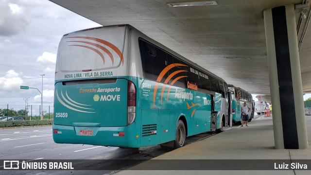Saritur - Santa Rita Transporte Urbano e Rodoviário 25859 na cidade de Confins, Minas Gerais, Brasil, por Luiz Silva. Número da foto: #7560335.