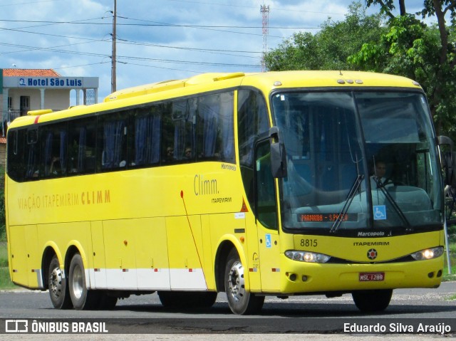 Viação Itapemirim 8815 na cidade de Teresina, Piauí, Brasil, por Eduardo Silva Araújo. ID da foto: 7560409.