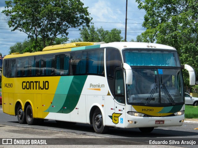 Empresa Gontijo de Transportes 14290 na cidade de Teresina, Piauí, Brasil, por Eduardo Silva Araújo. ID da foto: 7560445.