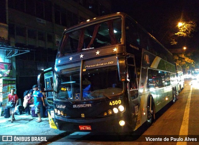 Leotur Turismo 4500 na cidade de Belo Horizonte, Minas Gerais, Brasil, por Vicente de Paulo Alves. Número da foto: #7561054.