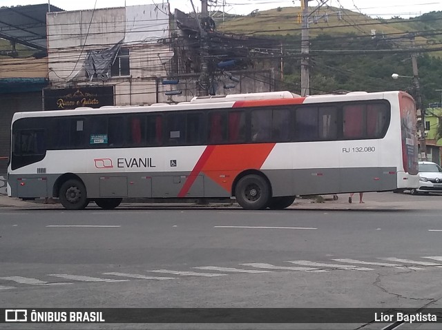 Evanil Transportes e Turismo RJ 132.080 na cidade de Nova Iguaçu, Rio de Janeiro, Brasil, por Lior Baptista. Número da foto: #7561529.